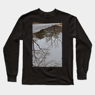 Mud Puddle Reflection Long Sleeve T-Shirt